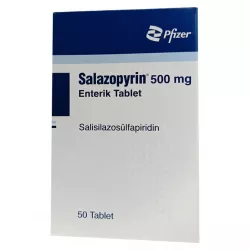 Салазопирин Pfizer табл. 500мг №50 в Казани и области фото