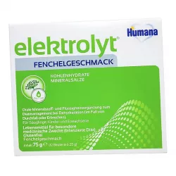 Хумана электролит (Humana) 6.25г фенхель 12шт в Казани и области фото