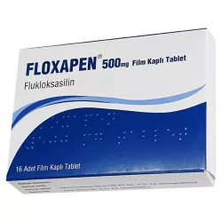 Флуклоксациллин 500мг Floxapen таб. п/о  №16 в Казани и области фото