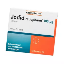 Йодид Ратиофарм (Калия Йодид) ГЕРМАНИЯ Ratiopharm 100мкг таб. №50 в Казани и области фото